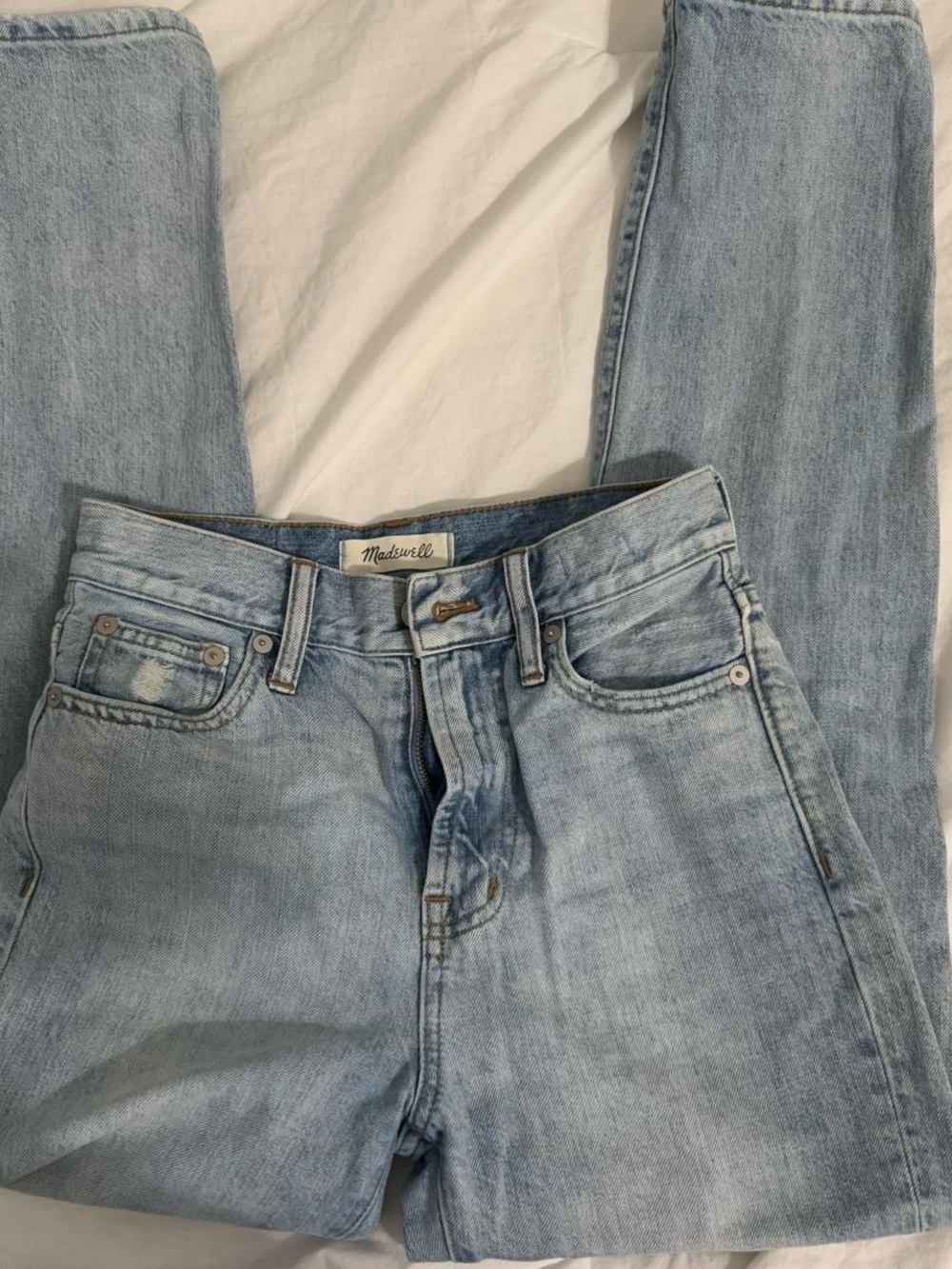 Madewell Light Wash Slim Straight Men's Jeans